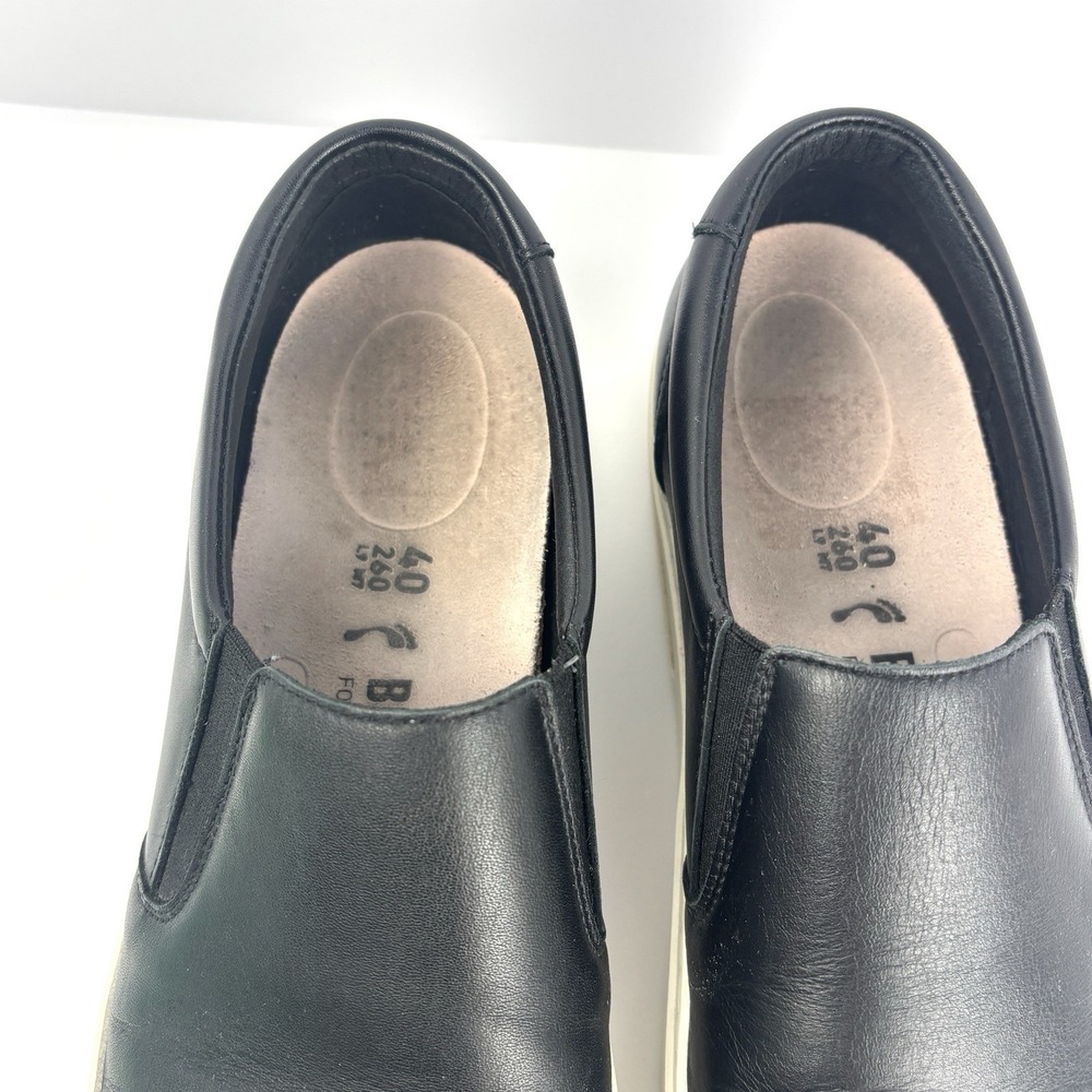 Birkenstock Oswego Slip On Sneakers Black Leather EU 40 US 9-9.5 Portugal - Picture 12 of 13